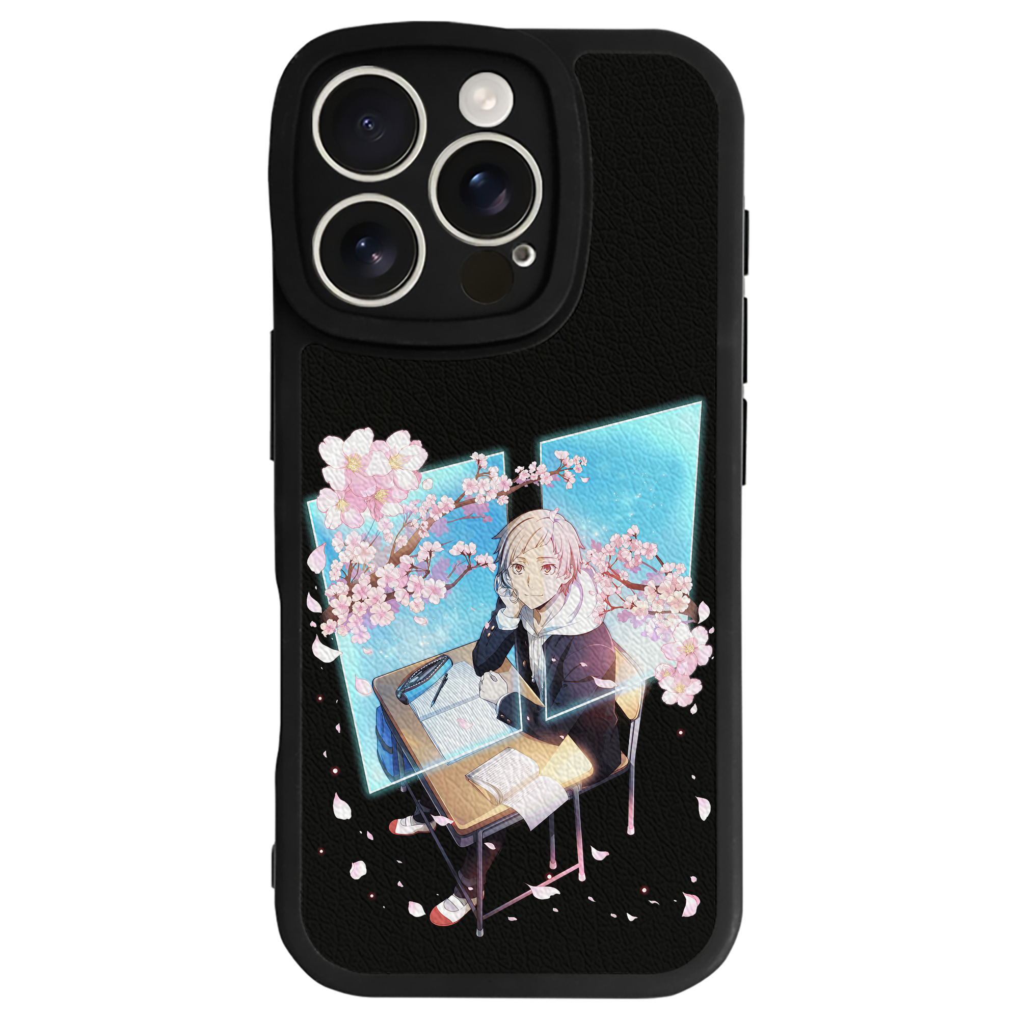 （画像用） 文豪ストレイドッグス Bungo Stray Dogs 【iPhone 16シリーズ対応】シリコンスマホケース（レザー調） 材質：シリコン